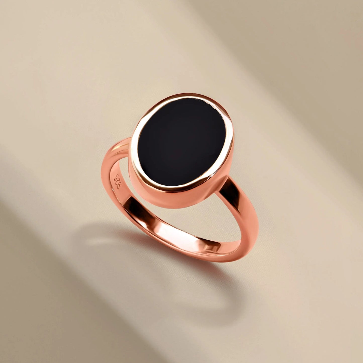 Crystal Ring - Enfolded Black Onyx Moon Magic