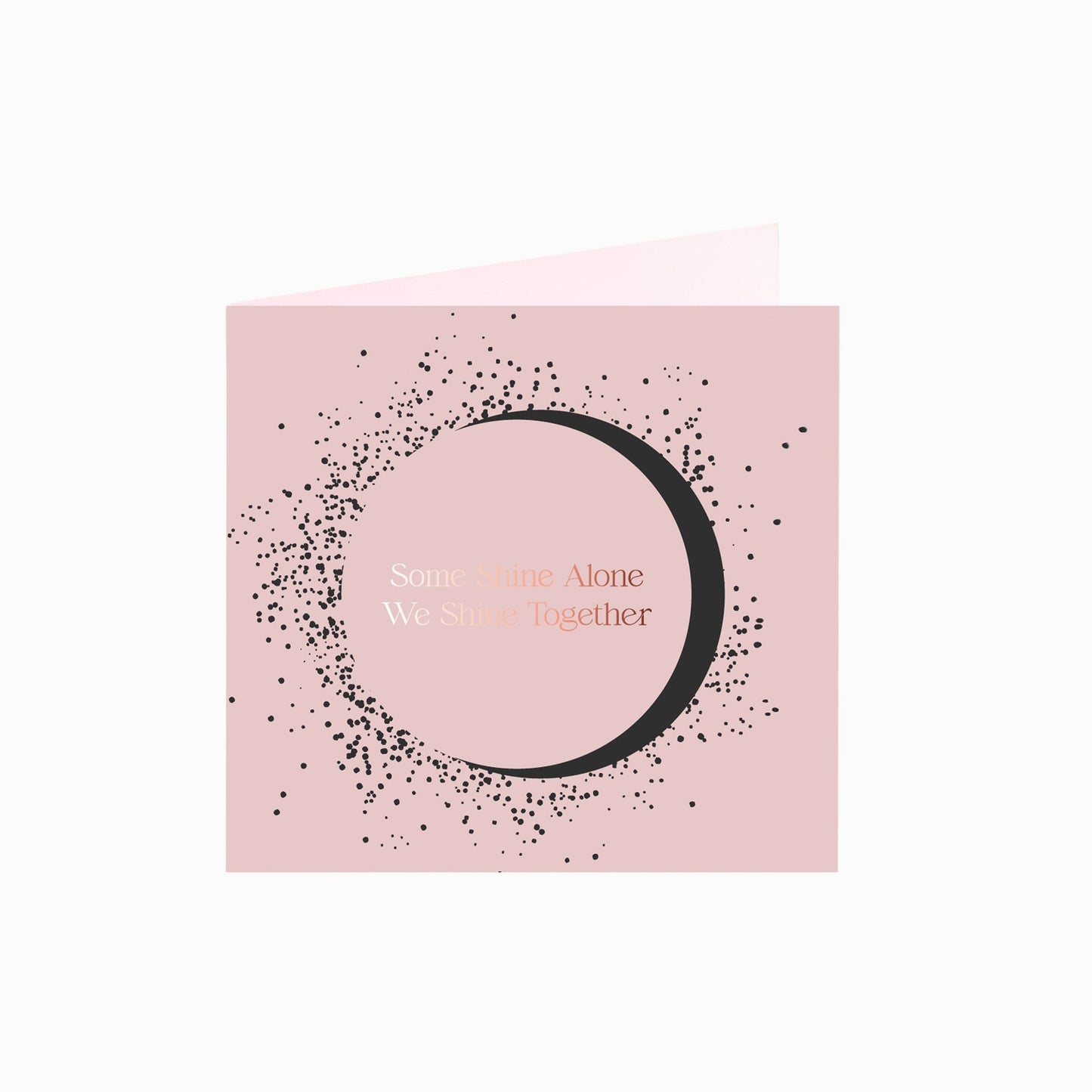 Ensemble sac cadeau rose et carte cadeau noire - Grand