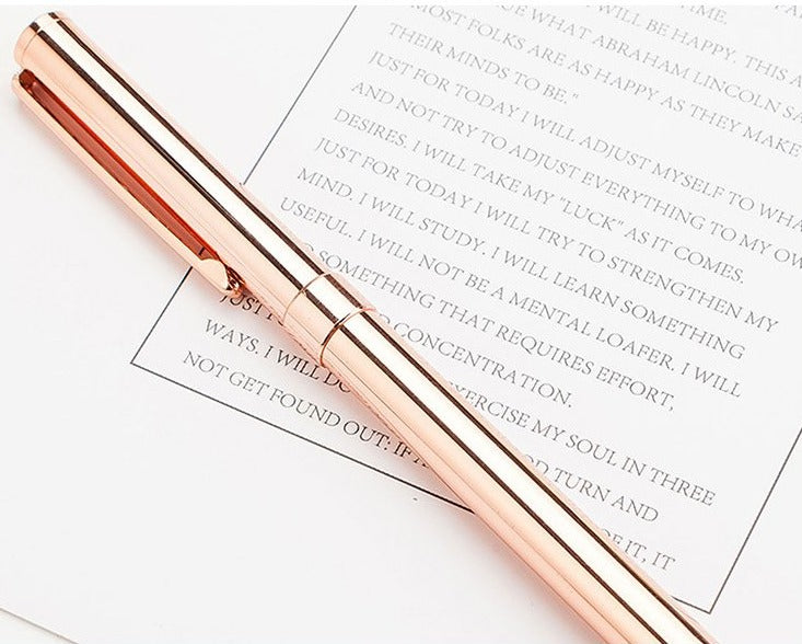 Stylo à encre gel édition or rose 0,5 mm
