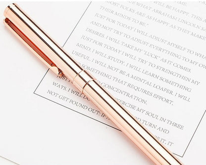 Stylo à encre gel édition or rose 0,5 mm