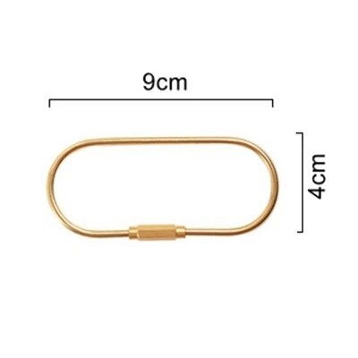 Brass Keyring Loop