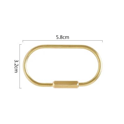 Brass Keyring Loop