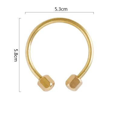 Brass Keyring Loop