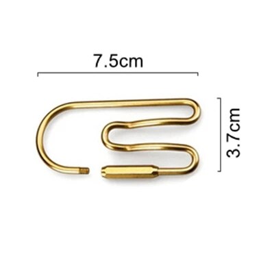 Brass Keyring Loop