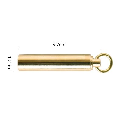 Brass Keyring Loop