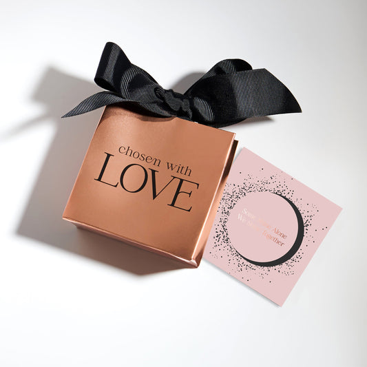 Coffret sac cadeau de luxe et carte cadeau noire - Petit