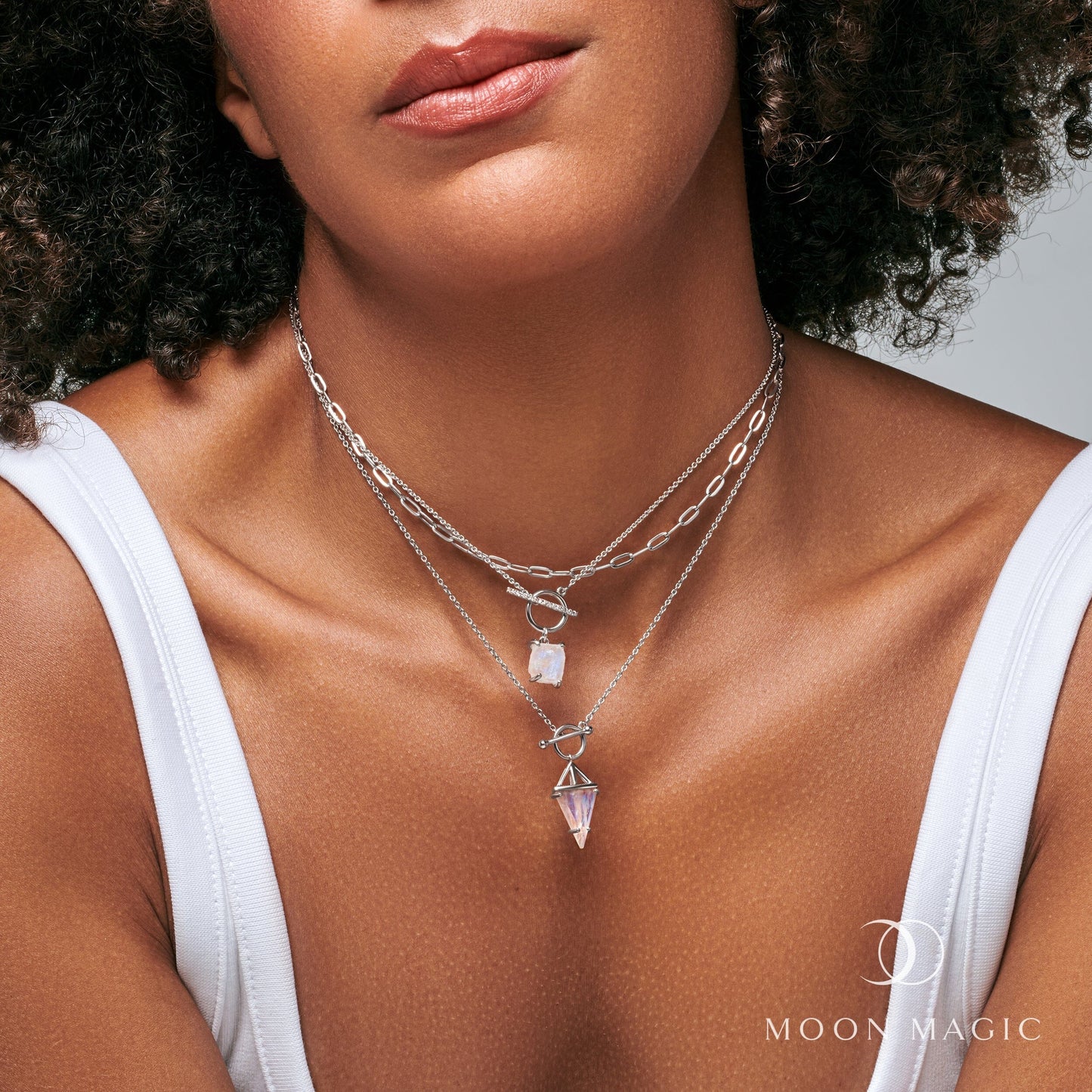 Collier en pierre de lune - Heroine T Lock