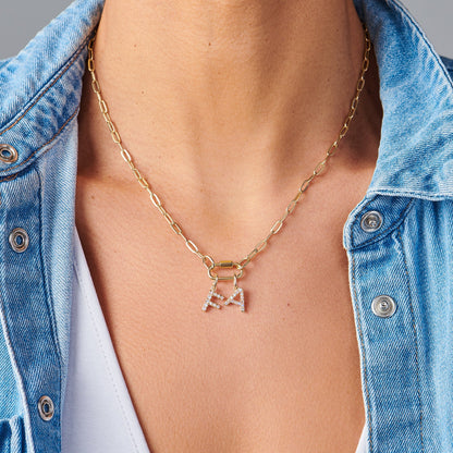 Collier Pierre de Lune - Alphabet