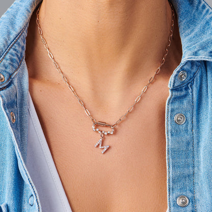 Collier Pierre de Lune - Alphabet