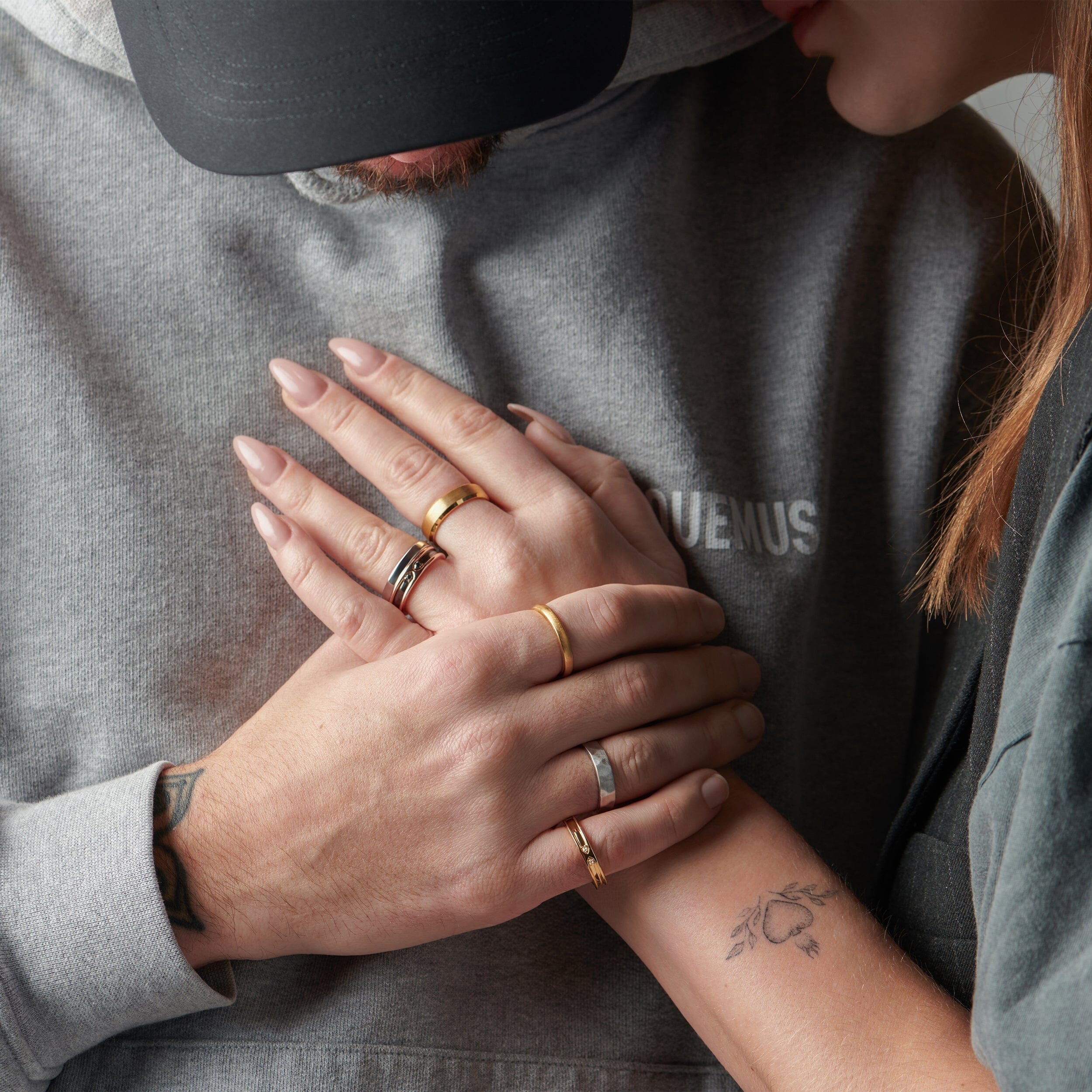 White Zircon Unisex Ring - Unexpected