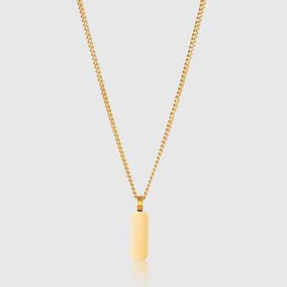 Minimal Pendant & Curb Chain