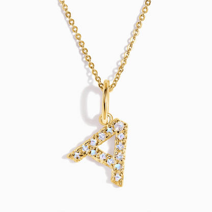 Collier Pierre de Lune - Alphabet
