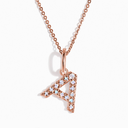 Collier Pierre de Lune - Alphabet