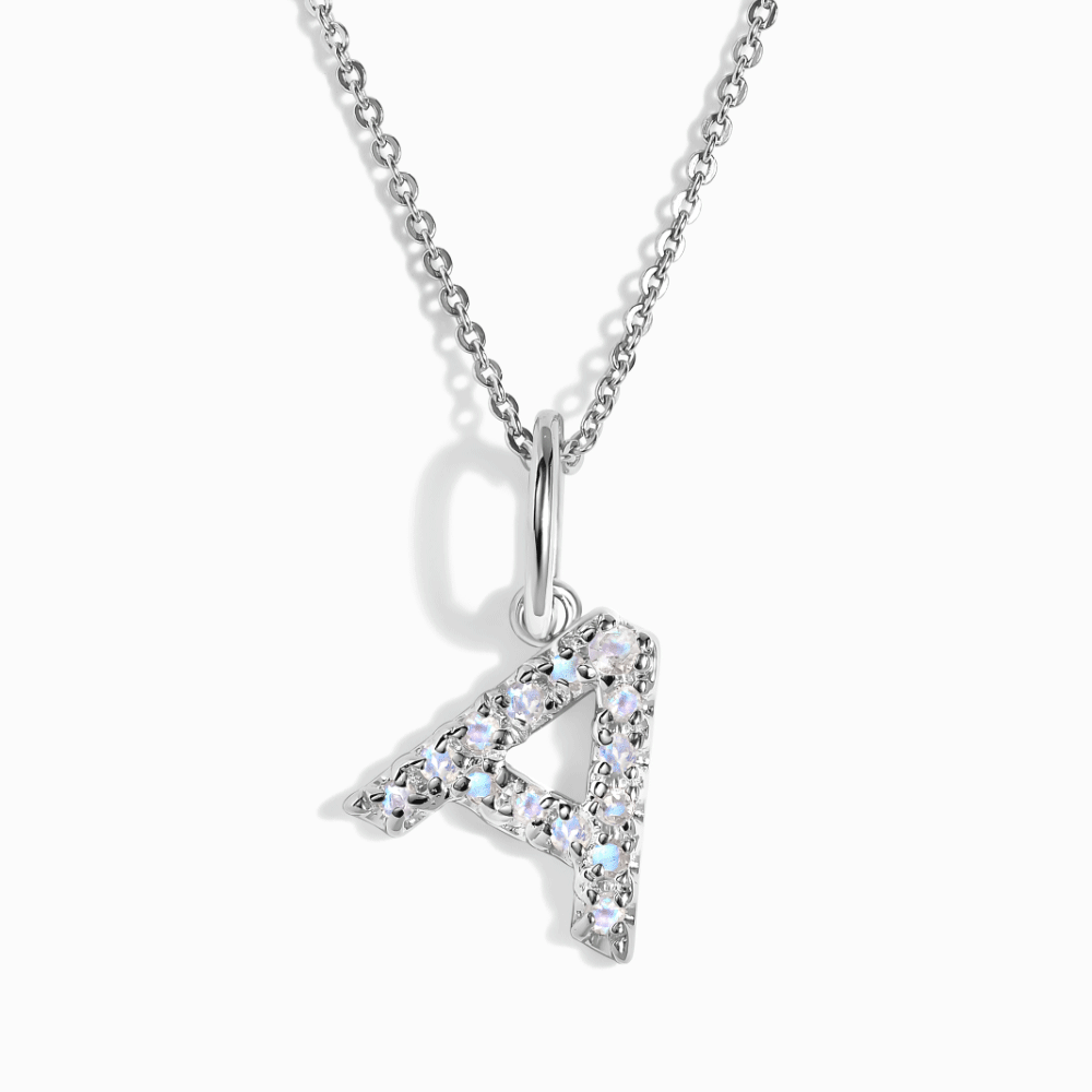 Collier Pierre de Lune - Alphabet