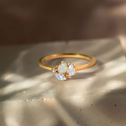 Bague Opale Pierre de Lune - Orion