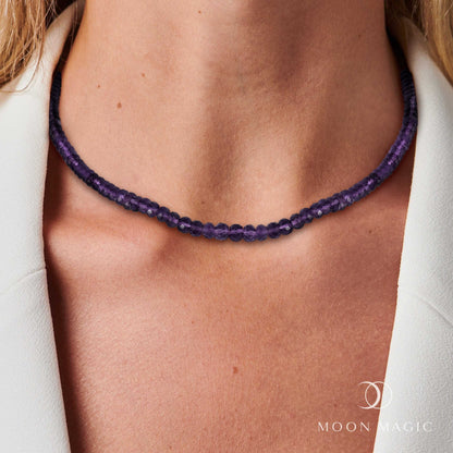 Collier de perles - Améthyste