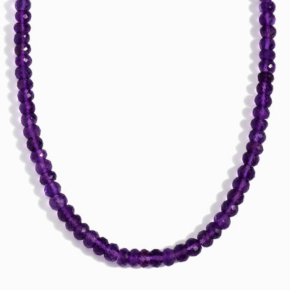 Collier de perles - Améthyste