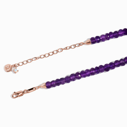 Collier de perles - Améthyste