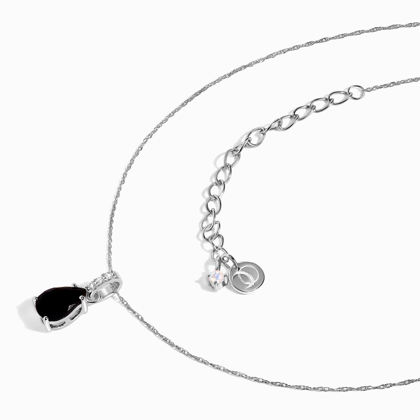 Collier en onyx noir et diamants Sway - Pierre de naissance de décembre