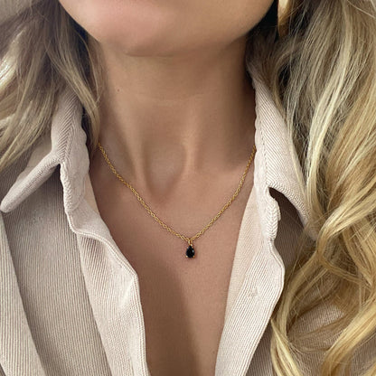 Collier en obsidienne noire - Bouclier