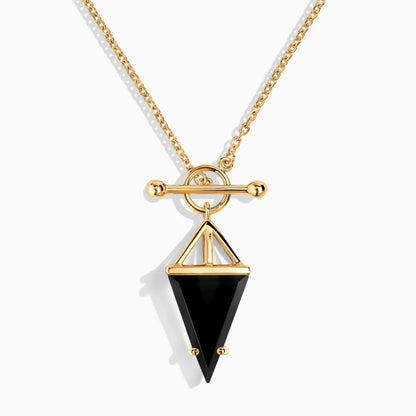 Collier en obsidienne noire - Héroïne T Lock