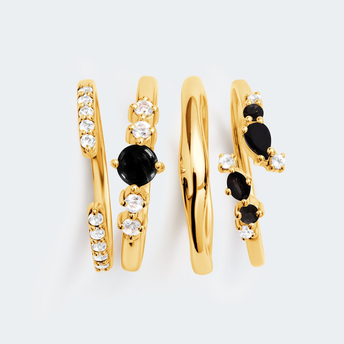 Kit de démarrage Loveliness en obsidienne noire et onyx noir