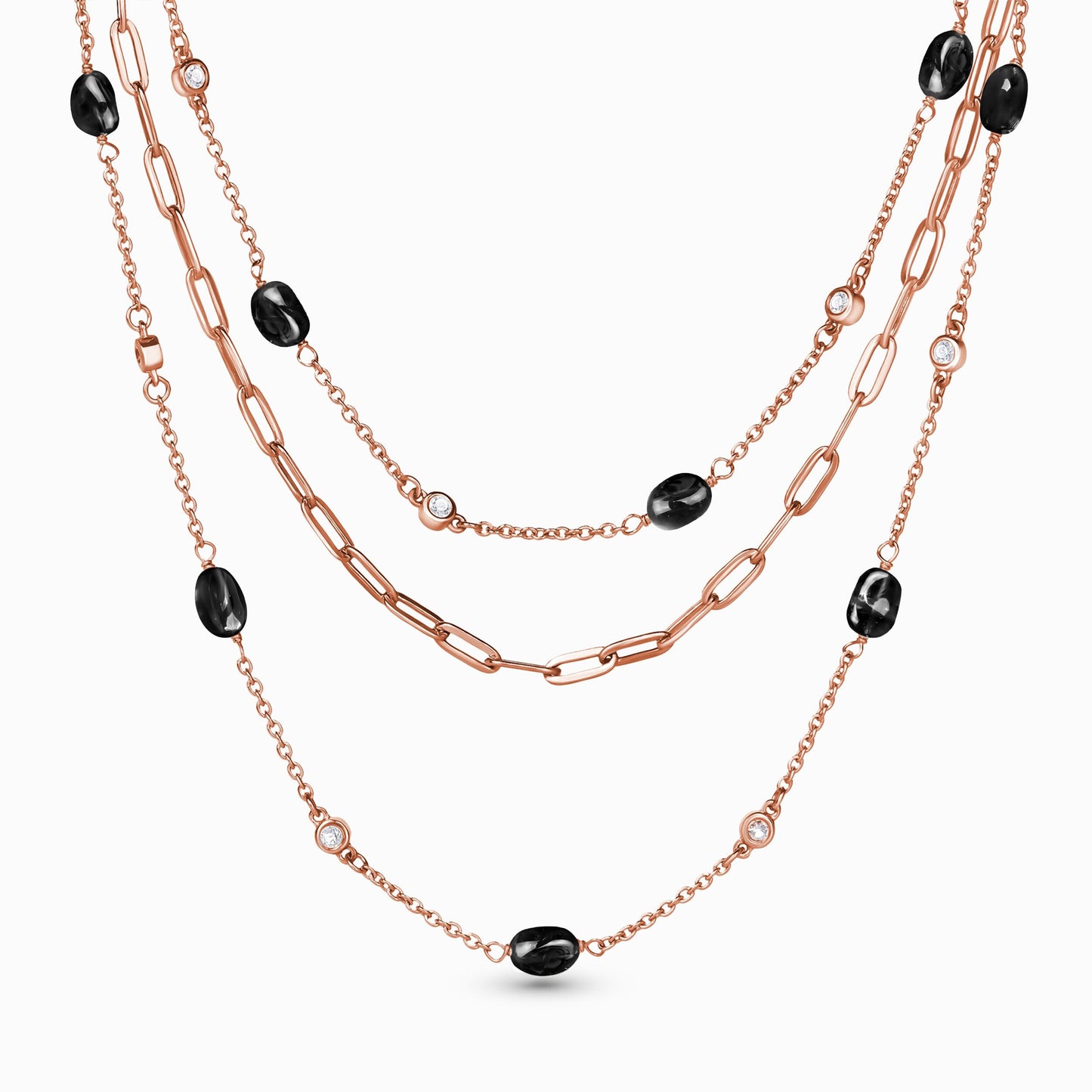 Collier en obsidienne noire - Wild Child