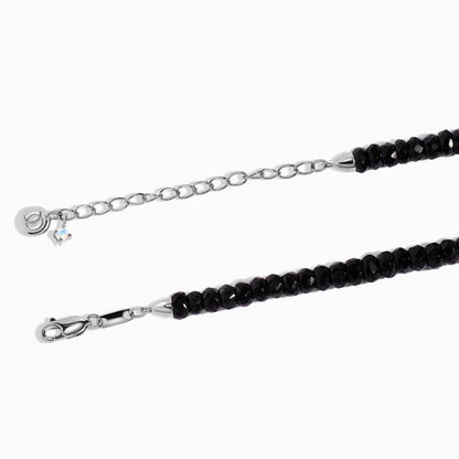 Collier de perles - Obsidienne noire