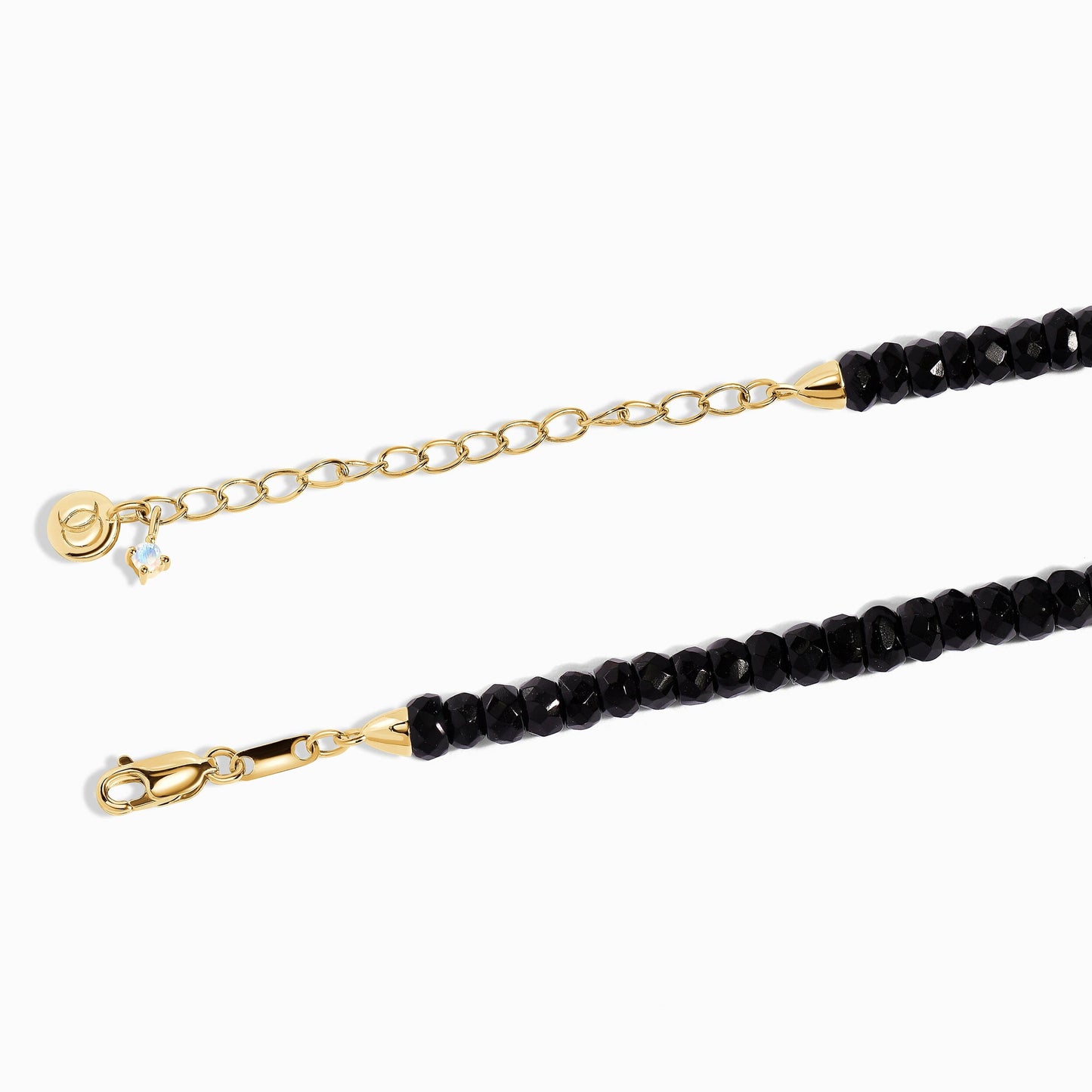 Collier de perles - Obsidienne noire