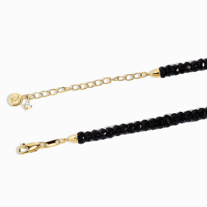 Collier de perles - Obsidienne noire