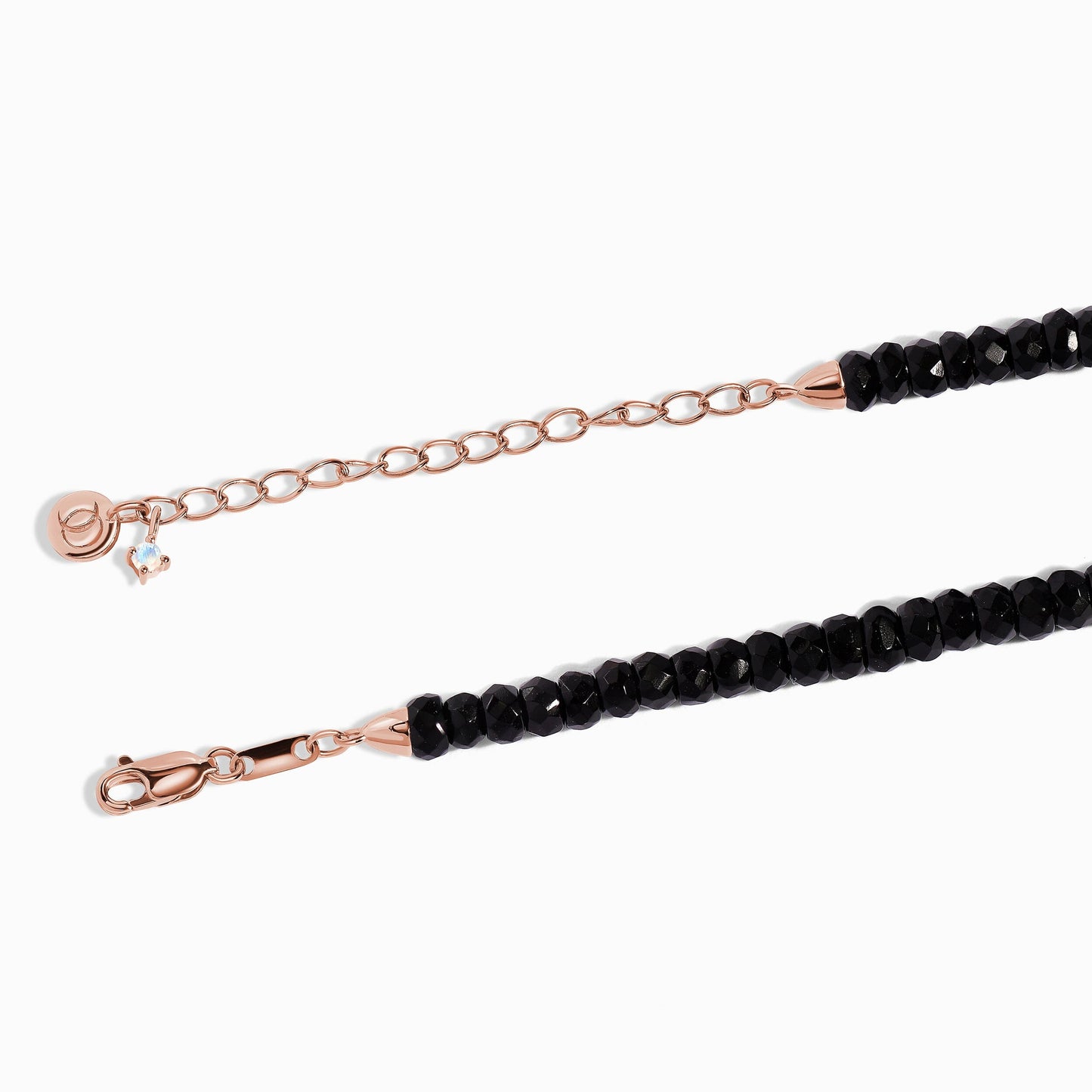 Collier de perles - Obsidienne noire