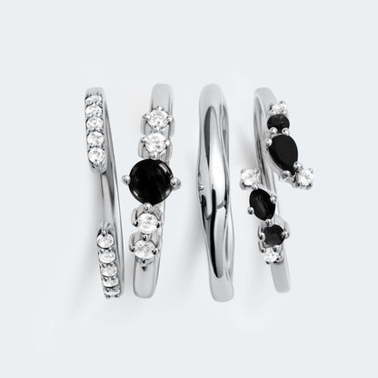 Kit de démarrage Loveliness en obsidienne noire et onyx noir