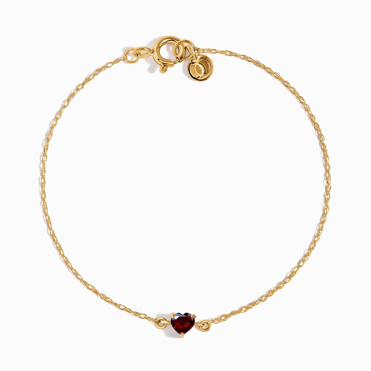 Bracelet Grenat Enfant - Amour