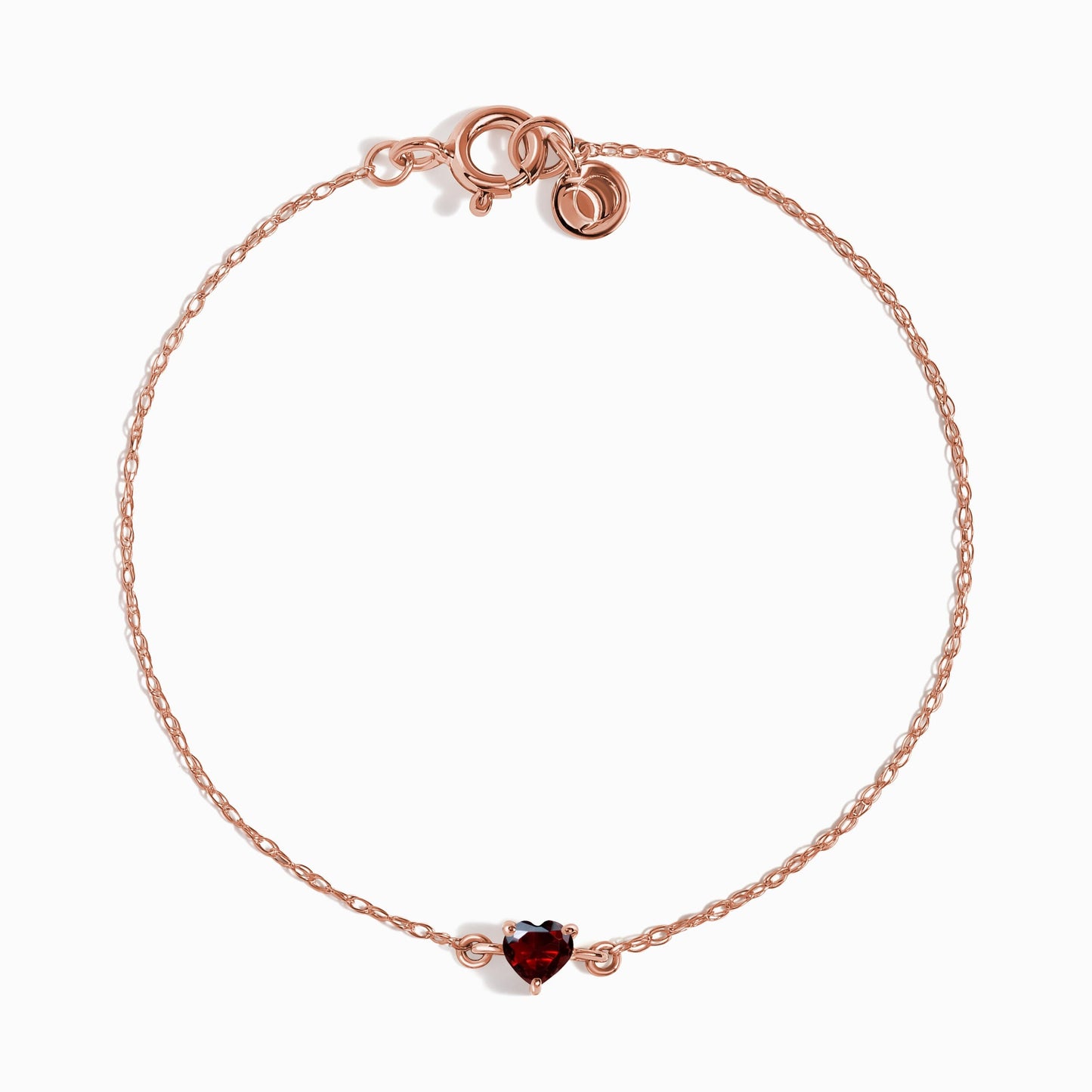 Bracelet Grenat Enfant - Amour