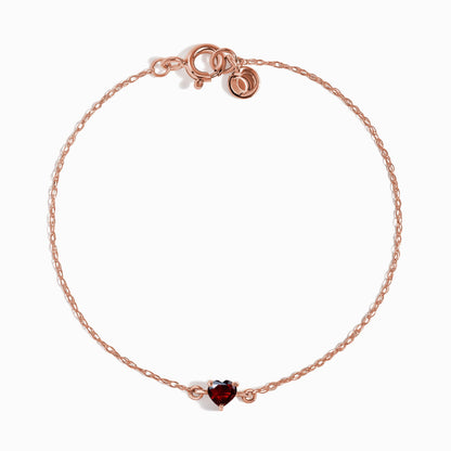 Bracelet Grenat Enfant - Amour