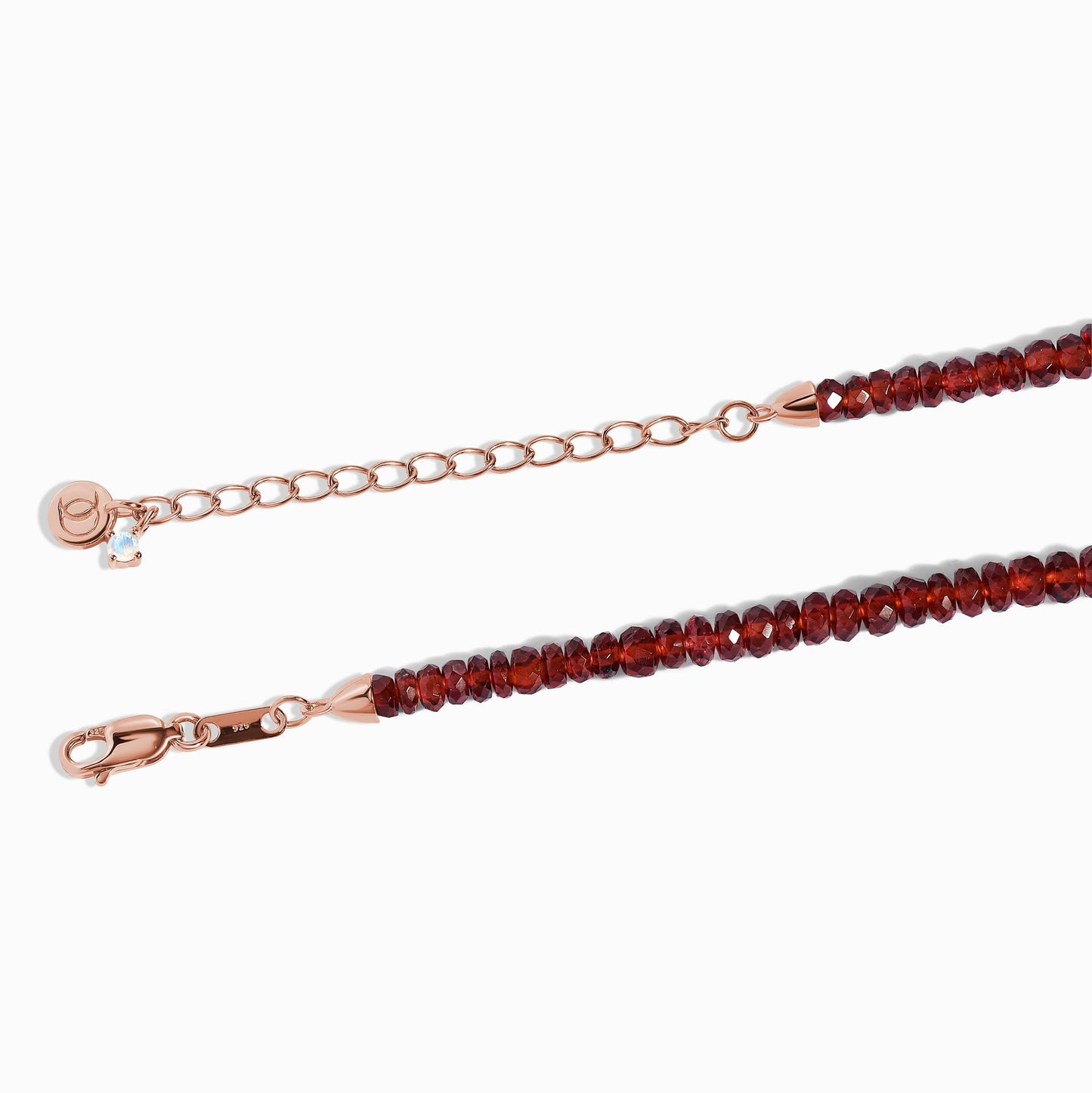 Collier de perles - Grenat