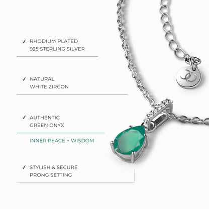 Constellation du zodiaque des Gémeaux et onyx vert