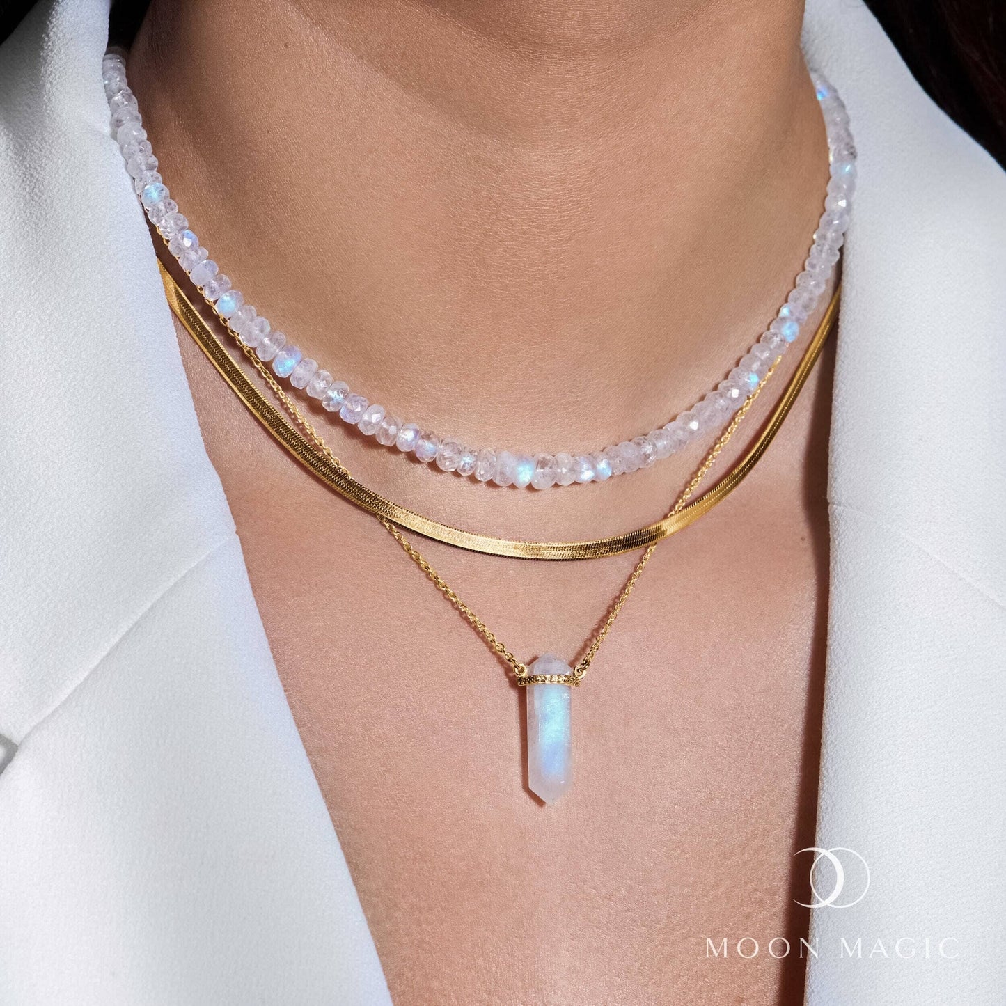 Collier en pierre de lune - Supernal