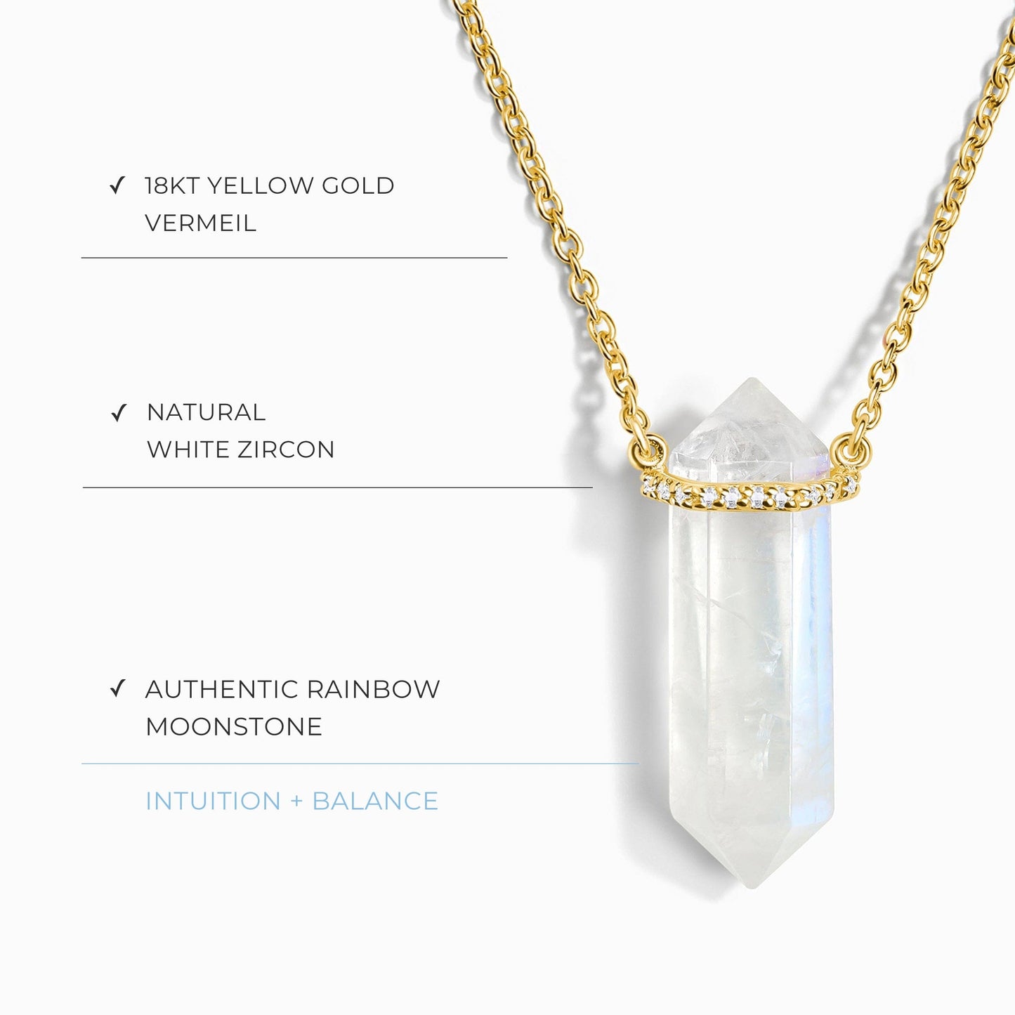 Collier en pierre de lune - Supernal