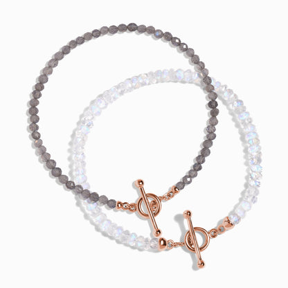 Pile de bracelets Force et Intuition
