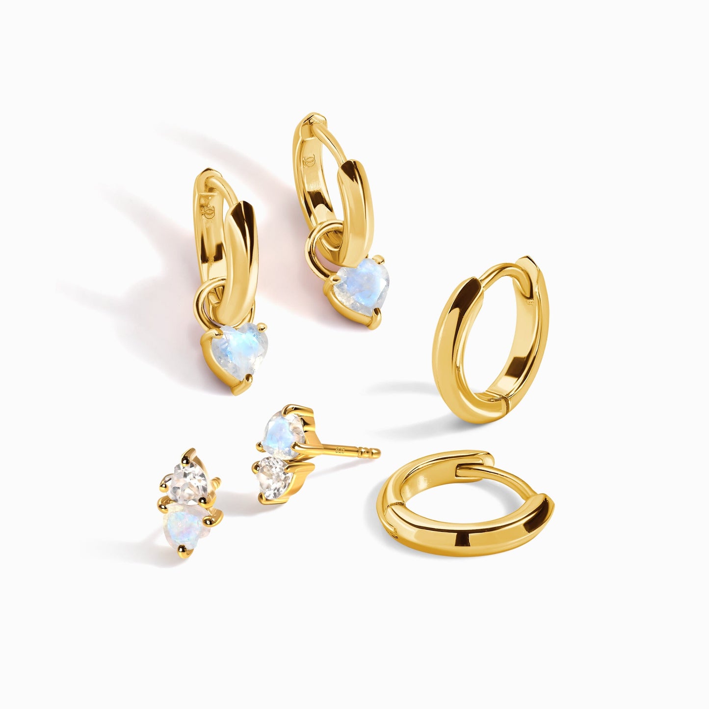 Boucles d'oreilles "Avec tout mon cœur"
