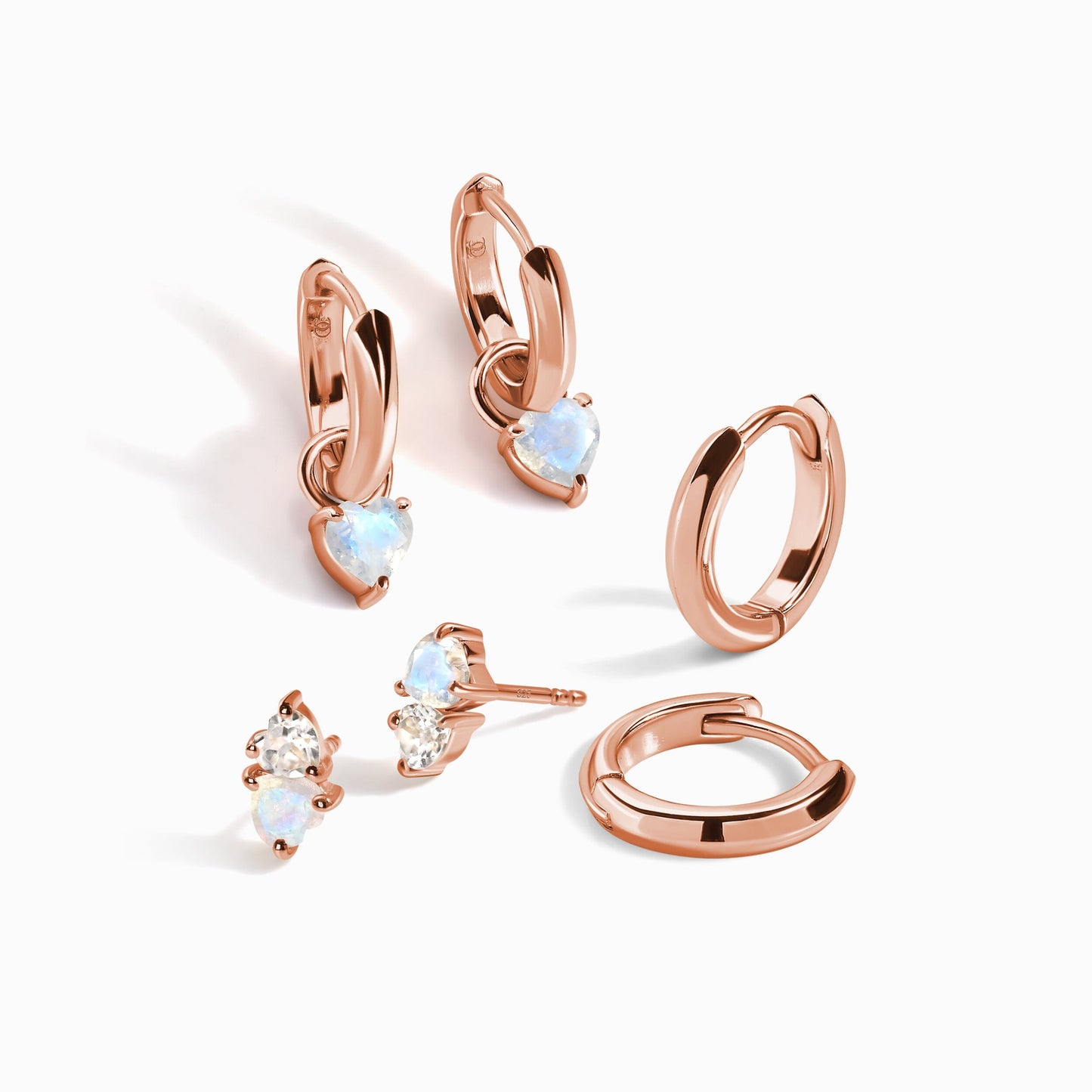 Boucles d'oreilles "Avec tout mon cœur"