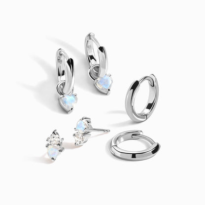 Boucles d'oreilles "Avec tout mon cœur"