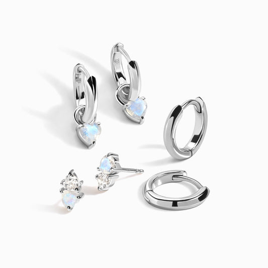 Boucles d'oreilles "Avec tout mon cœur"