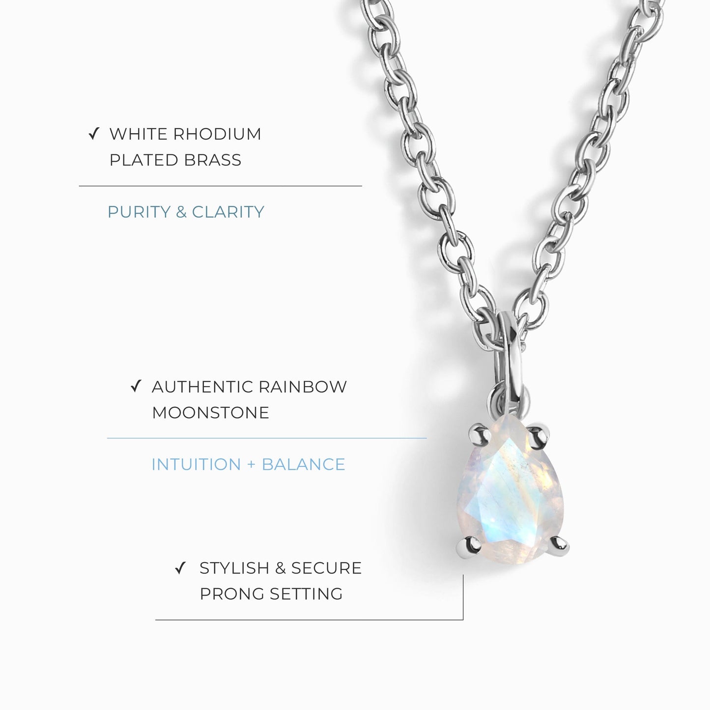 Collier Pierre de Lune - Voix Intérieure