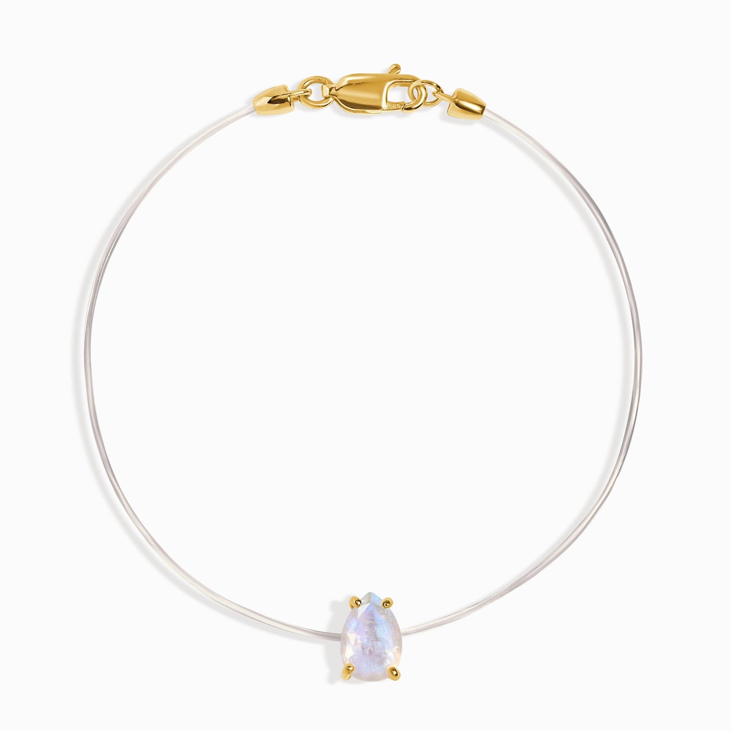 Bracelet en pierre de lune Floating Sway - Pierre de naissance de juin