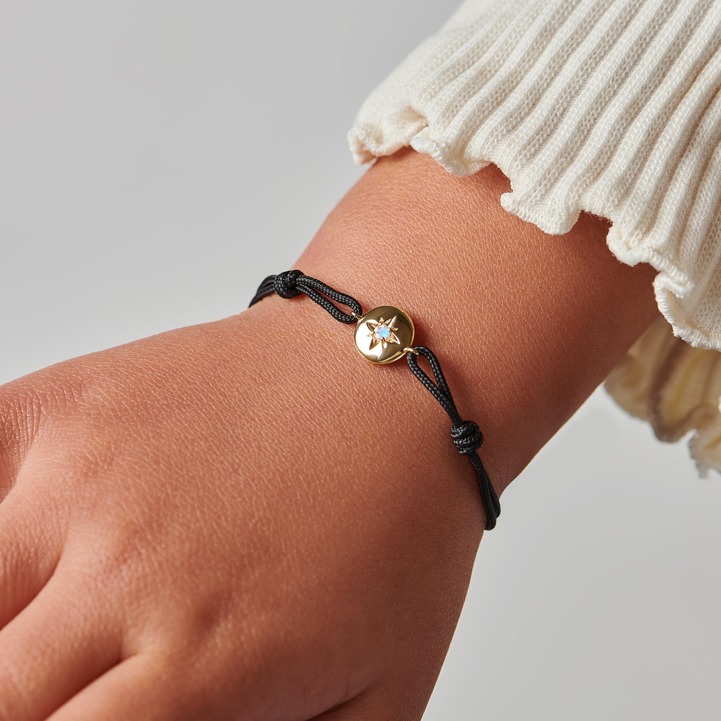 Kids Moonstone Bracelet - North Star Cord