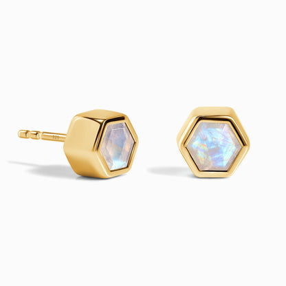 Boucles d'oreilles en pierre de lune - Novia