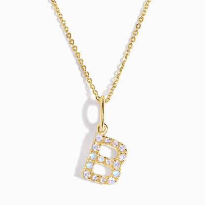 Collier Pierre de Lune - Alphabet