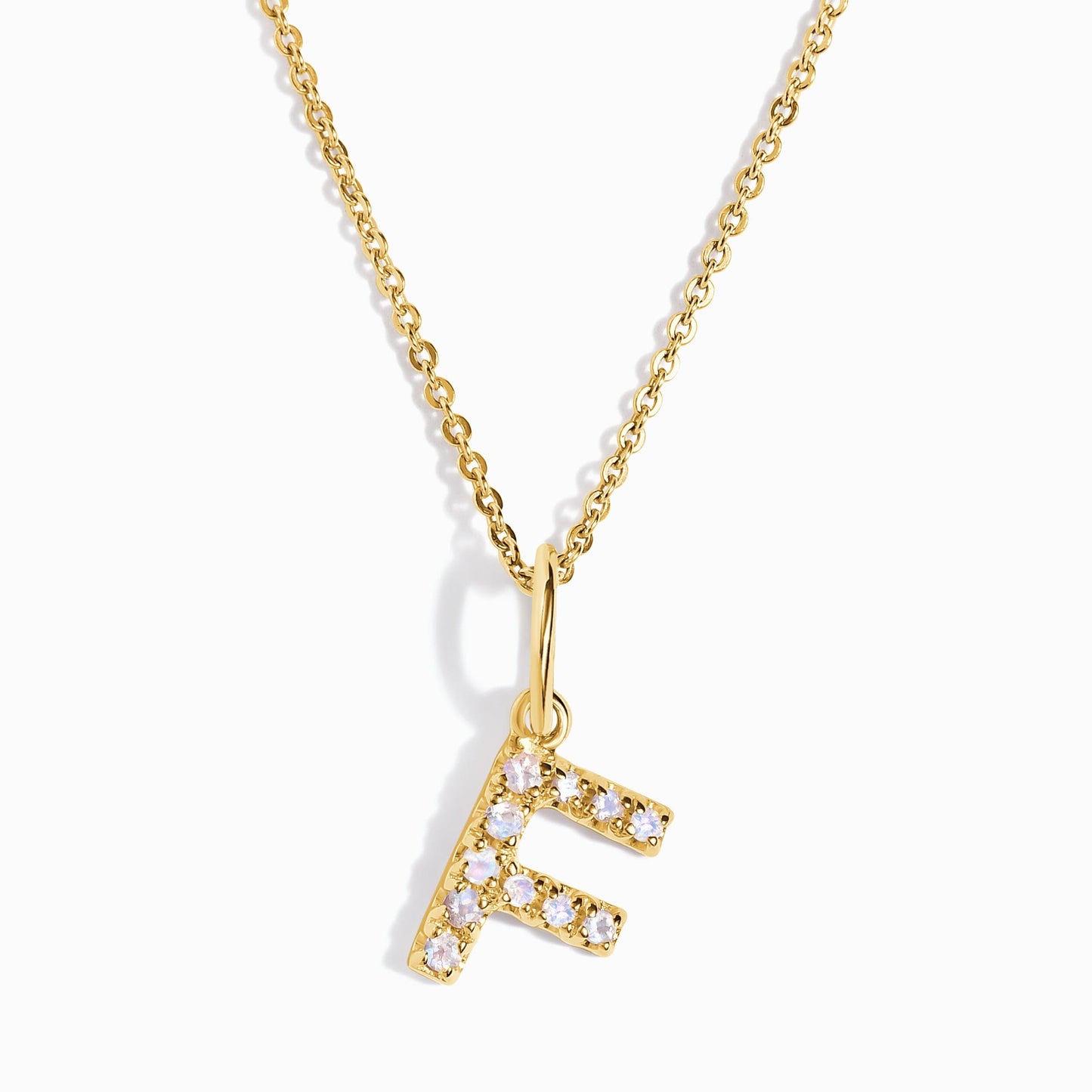 Collier Pierre de Lune - Alphabet
